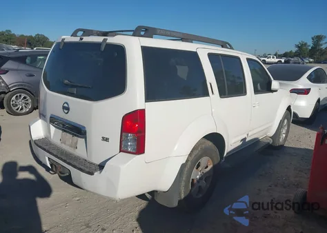 2007 Nissan Pathfinder Se из США, поврежденный, VIN 5N1AR18U47C642572